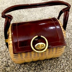 Vintage Wicker Purse